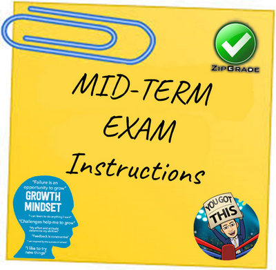 mid-term exam instructions