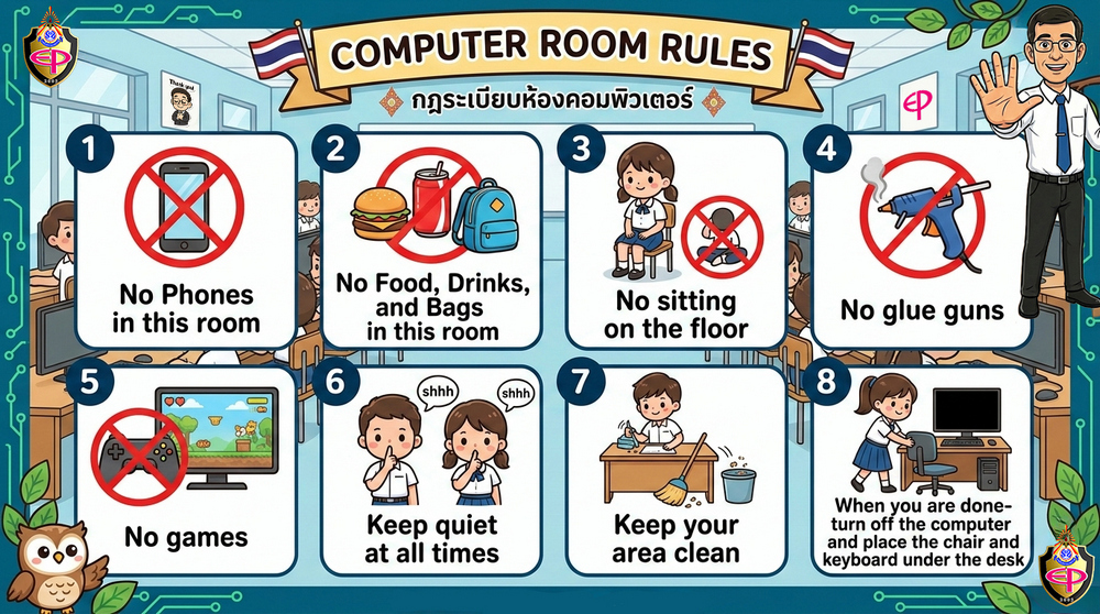 Computer Room Rules